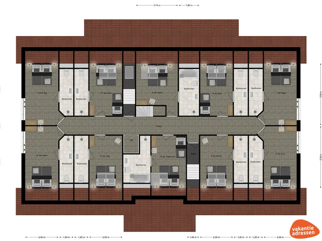 Vakantieadressen accommodatie afbeelding