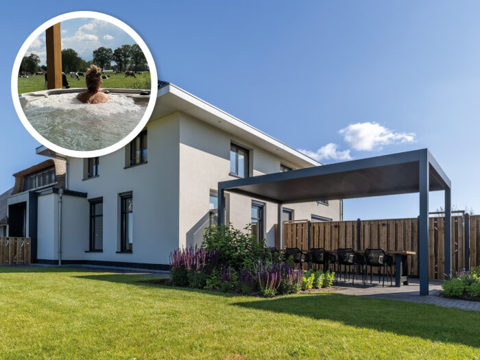 Vakantiehuis in Rheeze (Overijssel) voor 10 personen met 3 slaapkamers.