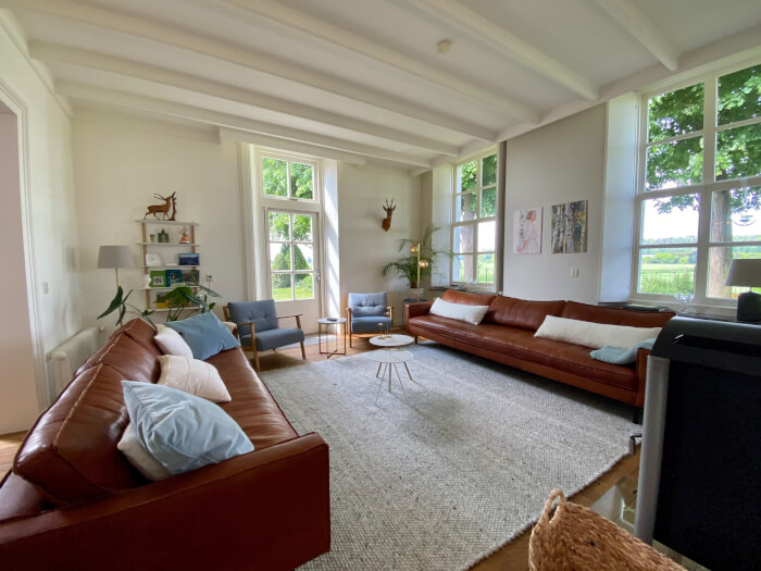Vakantiehuis in Lengel (Gelderland) voor 12 personen met 6 slaapkamers.