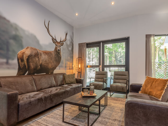Vakantiehuis in Vierhouten (Gelderland) voor 10 personen met 5 slaapkamers.