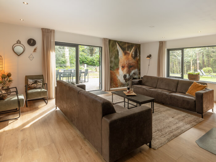 Vakantiehuis in Vierhouten (Gelderland) voor 10 personen met 5 slaapkamers.