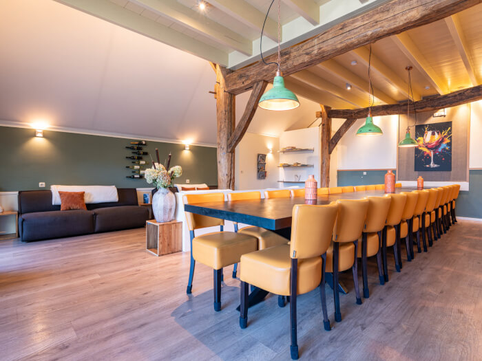 Vakantiehuis in Ruinerwold (Drenthe) voor 25 personen met 9 slaapkamers.