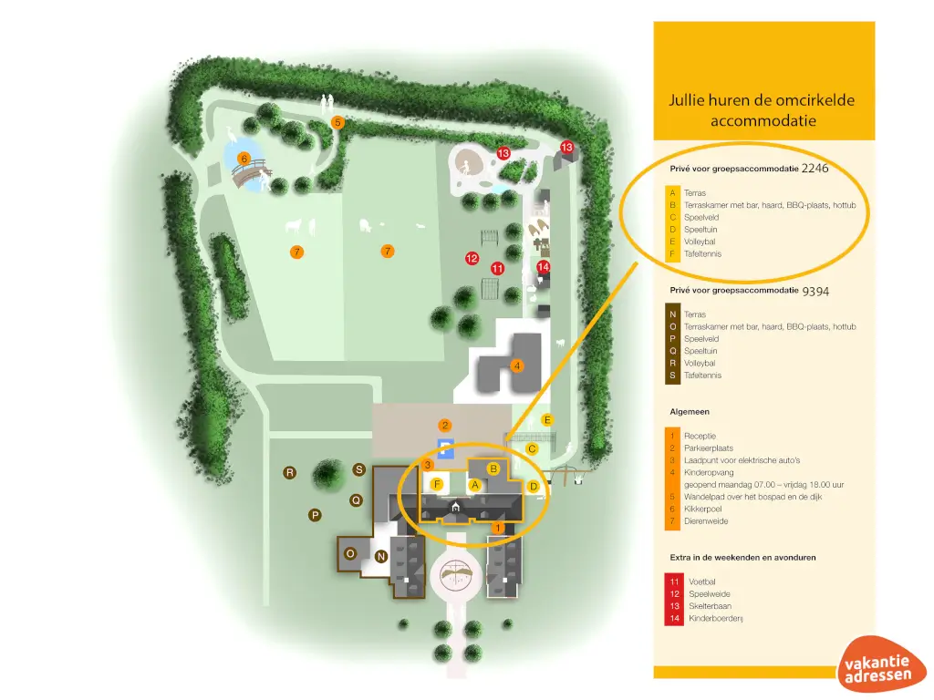Vakantieadressen accommodatie afbeelding