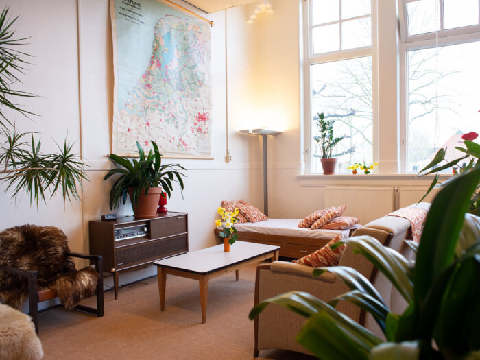 Vakantiehuis in De Veenhoop (Friesland) voor 10 personen met 2 slaapkamers.