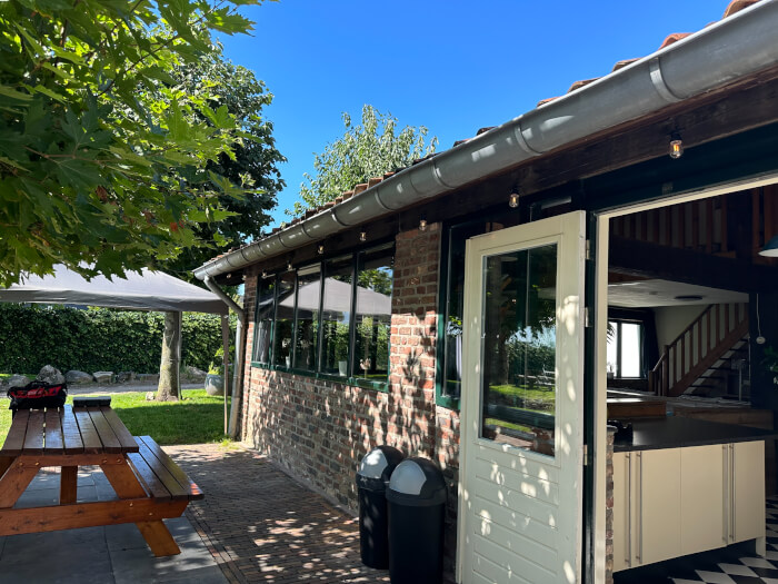 Vakantiehuis in Bemelen (Limburg) voor 25 personen met 3 slaapkamers.