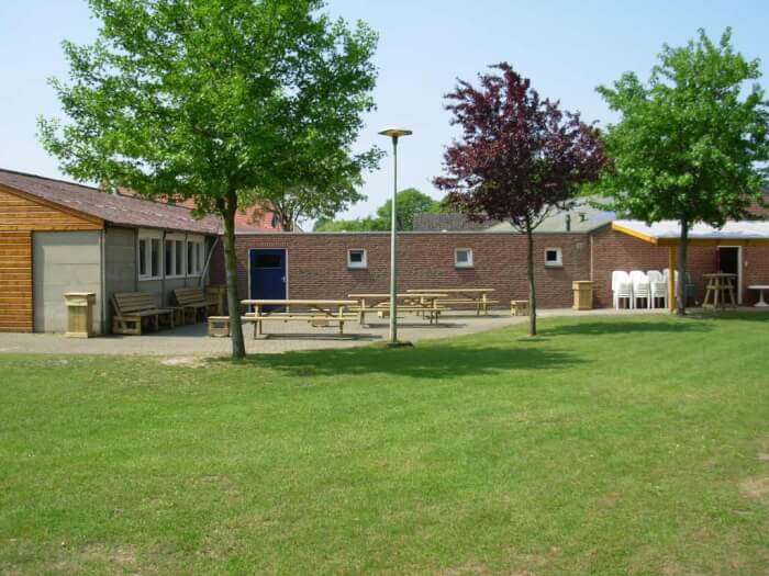 Vakantiehuis in Hunsel (Limburg) voor 60 personen met 4 slaapkamers.
