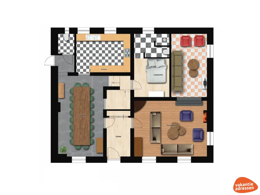 Vakantieadressen accommodatie afbeelding