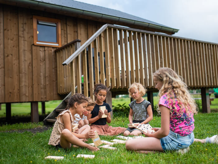 Vakantiehuis in Ruinerwold (Drenthe) voor 16 personen met 8 slaapkamers.