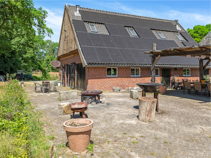 Vakantiehuis in Rossum (Overijssel) voor 14 personen met 5 slaapkamers.