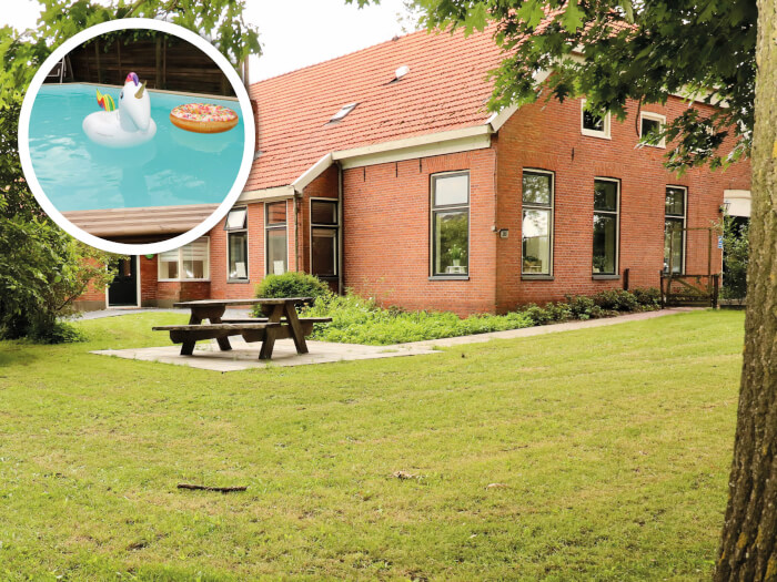 Vakantiehuis in 2e Exloërmond (Drenthe) voor 14 personen met 4 slaapkamers.