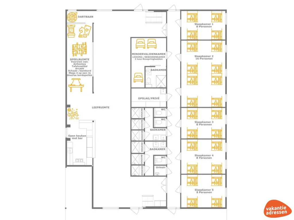 Vakantieadressen accommodatie afbeelding